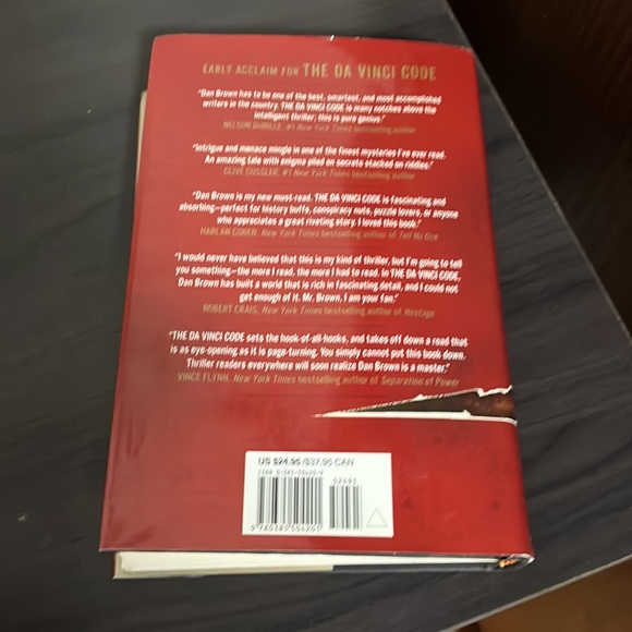 The DA VINCI CODE hardcover book - Picture 2 of 2